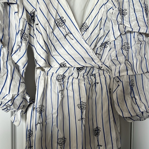 Club Monaco Floral Wrap Dress - Picture 5 of 5
